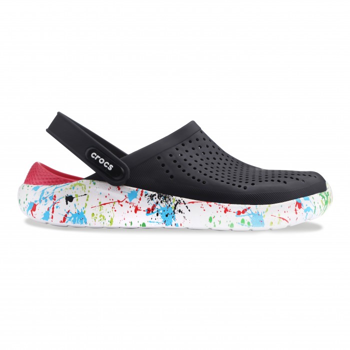 Crocs literide deals black and red