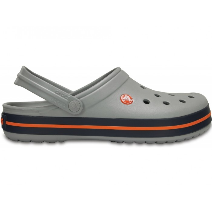 Crocs grey shop and blue