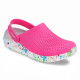 Женские Crocs LiteRide Clog Pink/White Кляксы