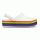 Женские Crocs Platform Rainbow (Радуга)