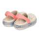 Женские Crocs Crocband Gallery Clog White/Peach