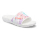 Женские Шлепки Crocs Classic Slide Tie-Dye Graphic White