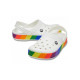 Жіночі Crocs Crocband Rainbow Block Clog White