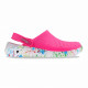 Женские Crocs LiteRide Clog Pink/White Кляксы