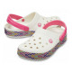 Женские Crocs Crocband Gallery Clog White/Crimson