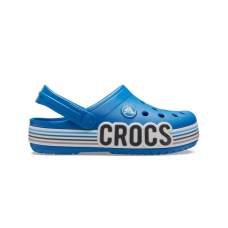 Дитячі Crocs Kids' Crocband Clog Logo Stripe Poppy Blue