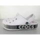 Женские Crocs Bayaband Light Grey / Ocean