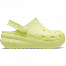 Женские Crocs Classic Crush Platform Lemon 