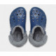 Мужские зимние утепленные Crocs Baya Lined Fuzz-Strap Clogs Navy/Bright Grey